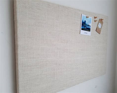 36 X 24 Pin Board Linen Fabric Frameless Pin Board Bulletin Board