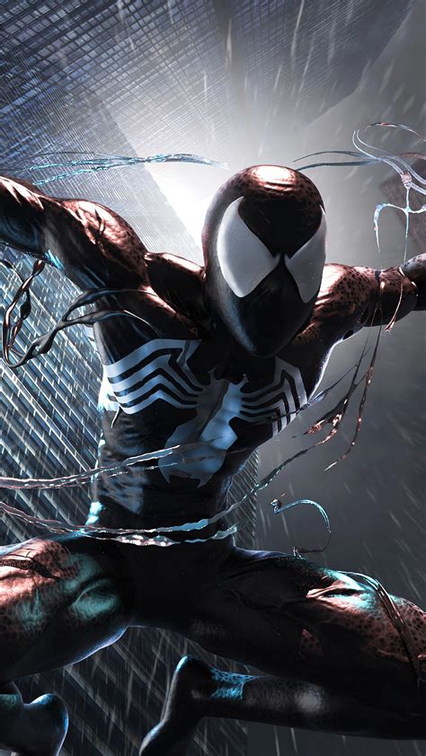 Symbiote Spiderman Wallpapers And Backgrounds K Hd Dual Screen The