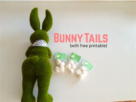 Bunny Tails With Free Printable School Mum