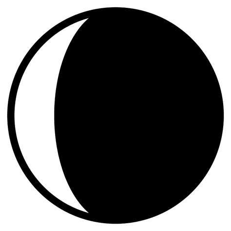 Waning Crescent Moon Emoji Clipart Free Download Transparent Png