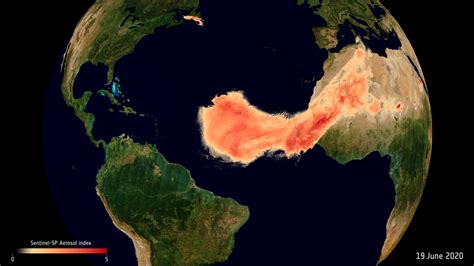 Esa Satellites Track Unusual Saharan Dust Plume