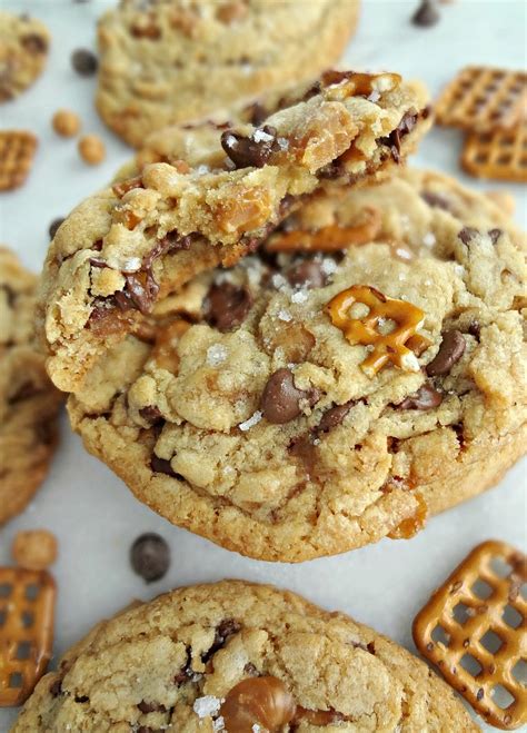 Make jumbo cookies—use a measuring cup or cookie/ice cream scoop to scoop dough. The Cooking Actress: Sweet & Salty Kitchen Sink Cookies ...