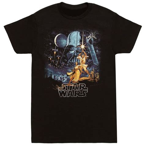 New T Shirt Classic Stars Wars 1977 The Force Luke Skywalker Jedi Darth