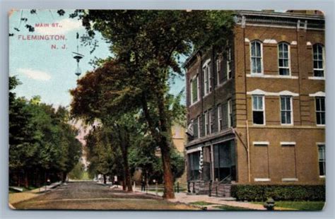 flemington nj main street antique postcard ebay