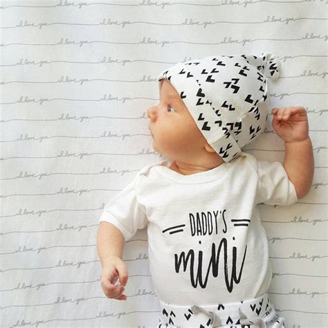 Daddys Mini Shirt Newborn Outfits Hipster Babies And Baby Shirts
