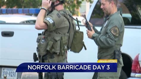 Man Barricaded In Norfolk Home For Three Days Now In Police Custody
