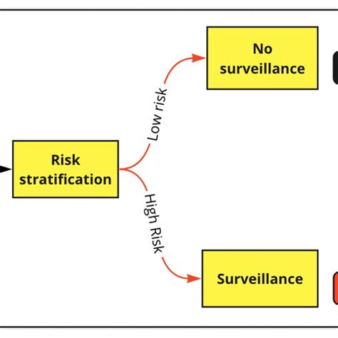 Diagram To Illustrate The Principle Of Risk Stratification Following