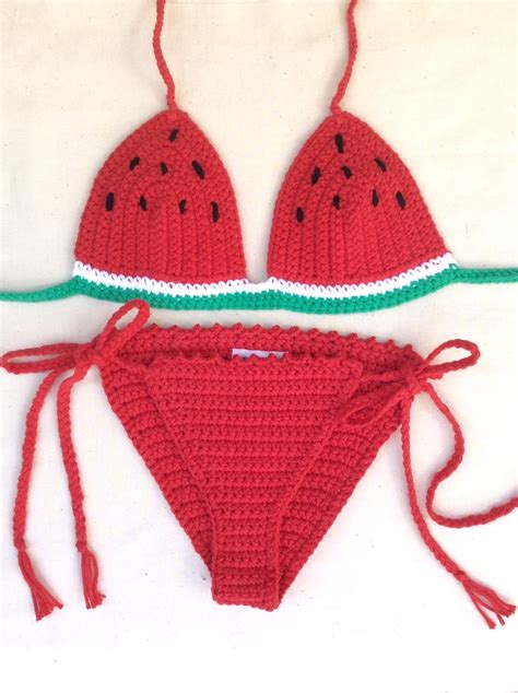 Watermelon Crochet Bikini Boho Crochet Patterns Crochet Swimsuits My Xxx Hot Girl