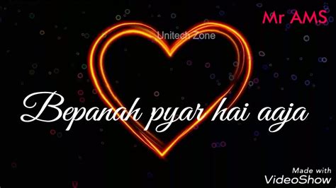 Bepanah pyar hai aaja ( Romantic status) _AMS - YouTube