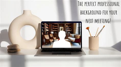 Zoom Background Home Office Background Professional Virtual Etsy