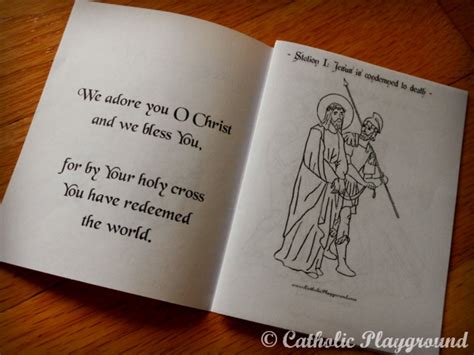 Stations Of The Cross Booklet Catholic Playground