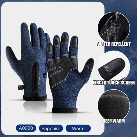 Kyncilor Hiking Gloves Full Finger Windproof Anti Stick Waterproof