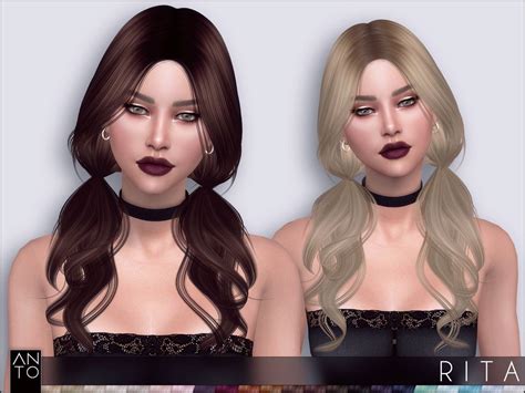 Rita Hairstyle Sims Hair Sims Sims 4