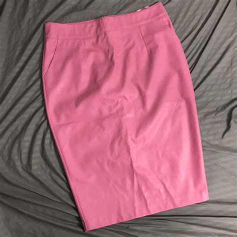 🍬 Hot Pink Vinyl 🍭 Skirt Wiggle It Just A Little Depop Vinyl Skirting Hot Pink Pink