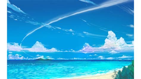 Beach Girl Anime Summer Wallpaper Anime Wallpaper Hd