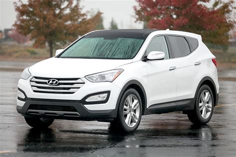Standard safety features for the 2014 hyundai santa fe sport include antilock disc brakes, traction and stability control, front seat side airbags, side curtain. 2015 Lifestyle Awards - Cars.com