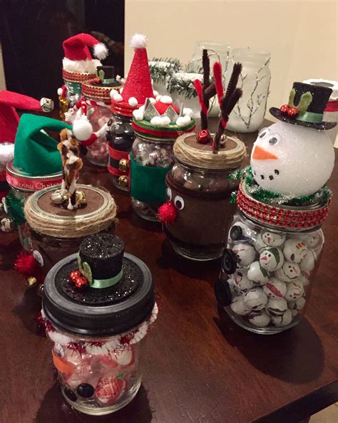 Christmas Candy Jars Festive Diy Decoration Ideas
