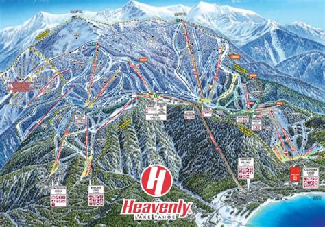 Heavenly Ski Resort Guide Skiing In Heavenly Ski Line