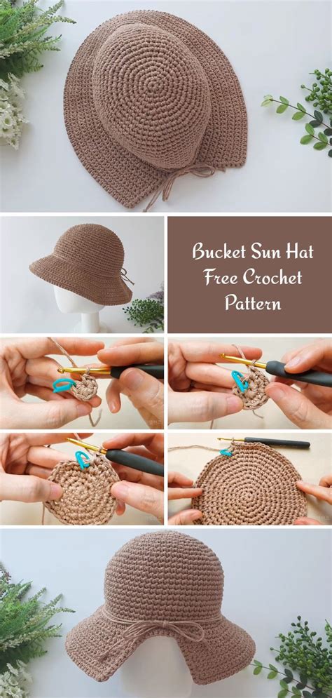 Free Bucket Hat Crochet Pattern Crochet Summer Hats Crochet Hat Free