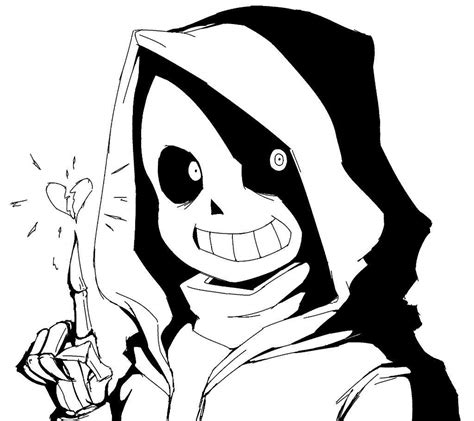Bad Time Sans Sheet Coloring Pages