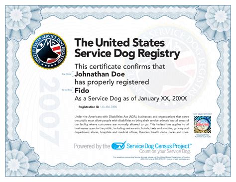 Associate certified applied animal behaviorist (acaab) and certified applied animal behaviorist (caab). Service Dog Certificate