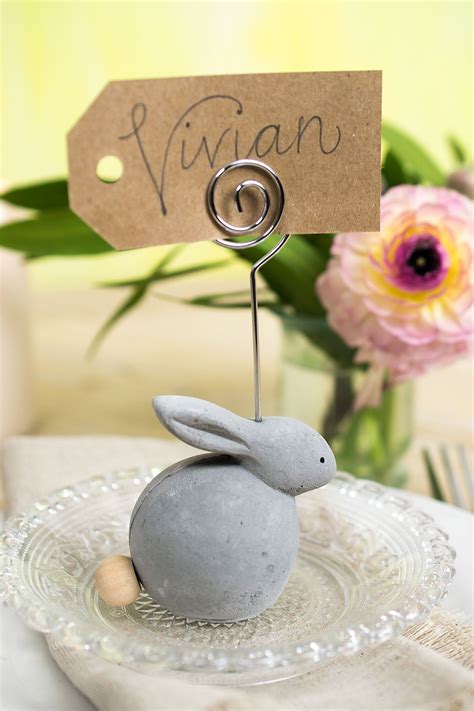 Bunny Placecard Holder Set For Easter Or Just Perfect For The Person