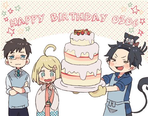 Happy Birthday Okumura Twins Anime Fan Art 36336616 Fanpop