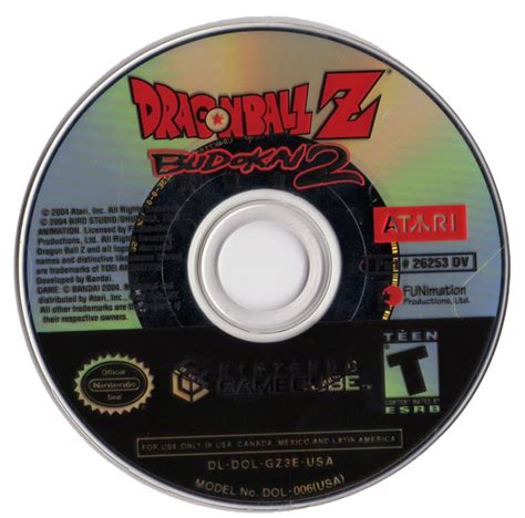 Dragon Ball Z Budokai 2 Cover Or Packaging Material Mobygames