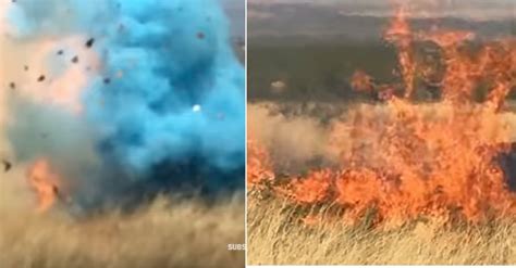 We Now Have The Video From When A Gender Reveal Party Started A Massive Wildfire And Its Insane