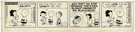 Lot Detail Early 1957 Peanuts Comic Strip Hand Drawn By Charles