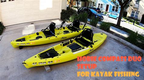 Hobie Compass Duo Setup For Kayak Fishing Youtube