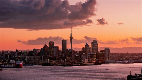 Wallpaper City Buildings Coast Auckland New Zealand Hd Picture Image