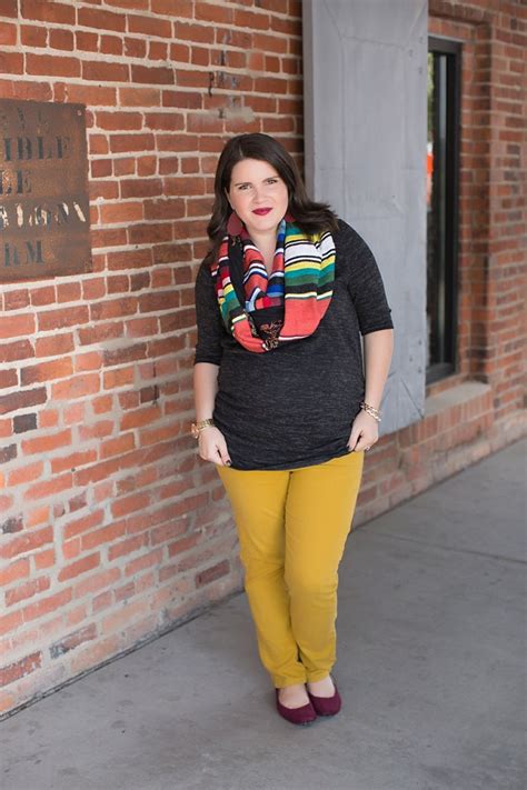 4 Ways To Wear Mustard Yellow Jeans Still Being Molly