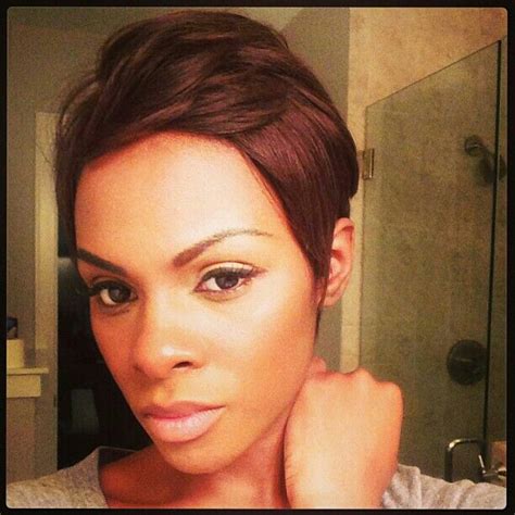 Tika Sumpter Short Relaxed Hairstyles Cute Hairstyles For Short Hair