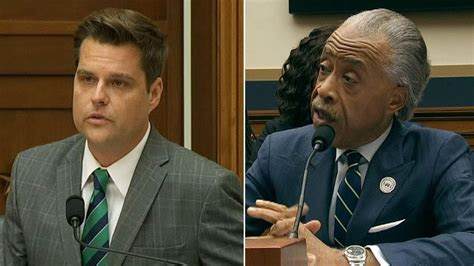 Gop Rep Gaetz Al Sharpton Clash Over Anti Semitism Accusation At Hearing Fox News Video