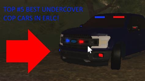 Top Best Undercover Cop Cars In Erlc Youtube