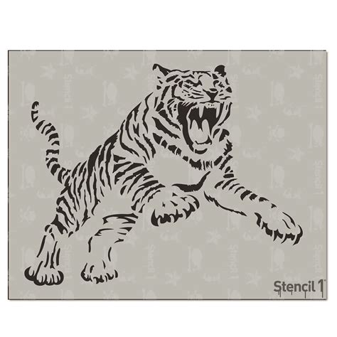 Tiger Stencil 85″x11″ Stencil 1
