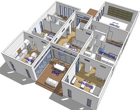 L Shaped House Plans 25 More 3 Bedroom 3d Floor Plans Choosing L