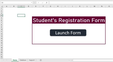 Automated Students Registration Form In Excel And Vba Thedatalabs