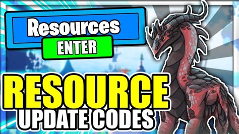 All New Resources Update Codes Roblox Dragon Adventures Codes Youtube