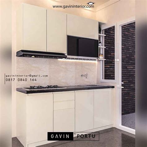 Design Interior Dapur Minimalis Modern Nuansa Putih Gavin Interior