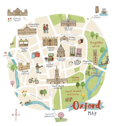 Oxford Map Jenny Seddon