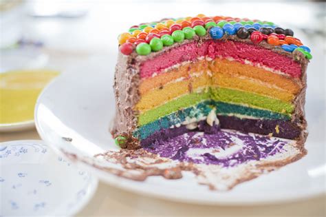 The Double Rainbow Vanilla Buttermilk Cake Cake Vanilla Buttermilk