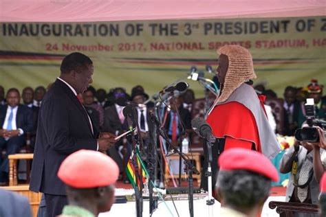 Zimbabwe Swears In Emmerson ‘the Crocodile Mnangagwa As President Huffpost Uk News