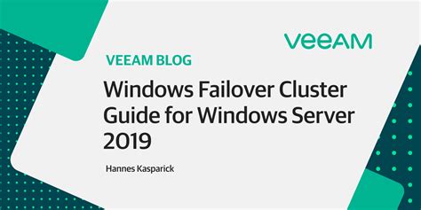 How To Create A Failover Cluster In Windows Server
