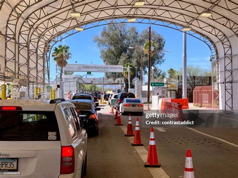 Usa Mexico Border In Lukeville Az High Res Stock Photo Getty Images