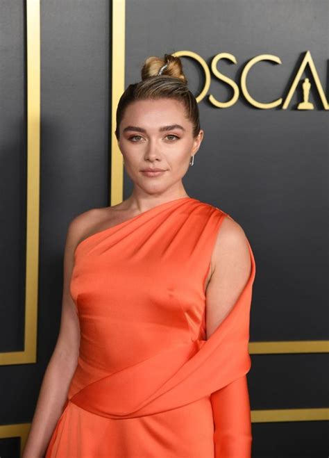 florence pugh shows her pokies at the 92nd academy awards nominees