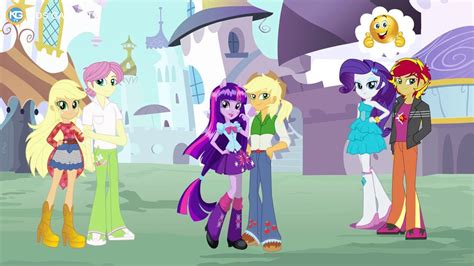 My Little Pony Equestria Girls Love Story Meeting At Park Kids Games
