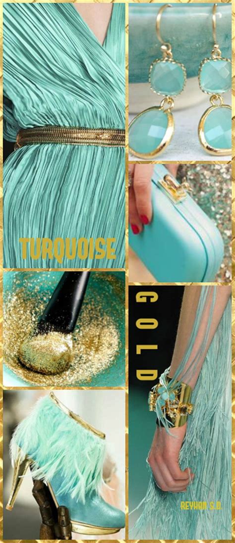 263 Best All Things Aqua And Gold Images On Pinterest Color Boards