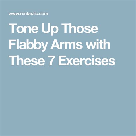 Maybe you would like to learn more about one of these? Flabby Arms Workout: 7 Exercises for the Bat Wings | Flabby arms, Flabby, Flabby arm workout